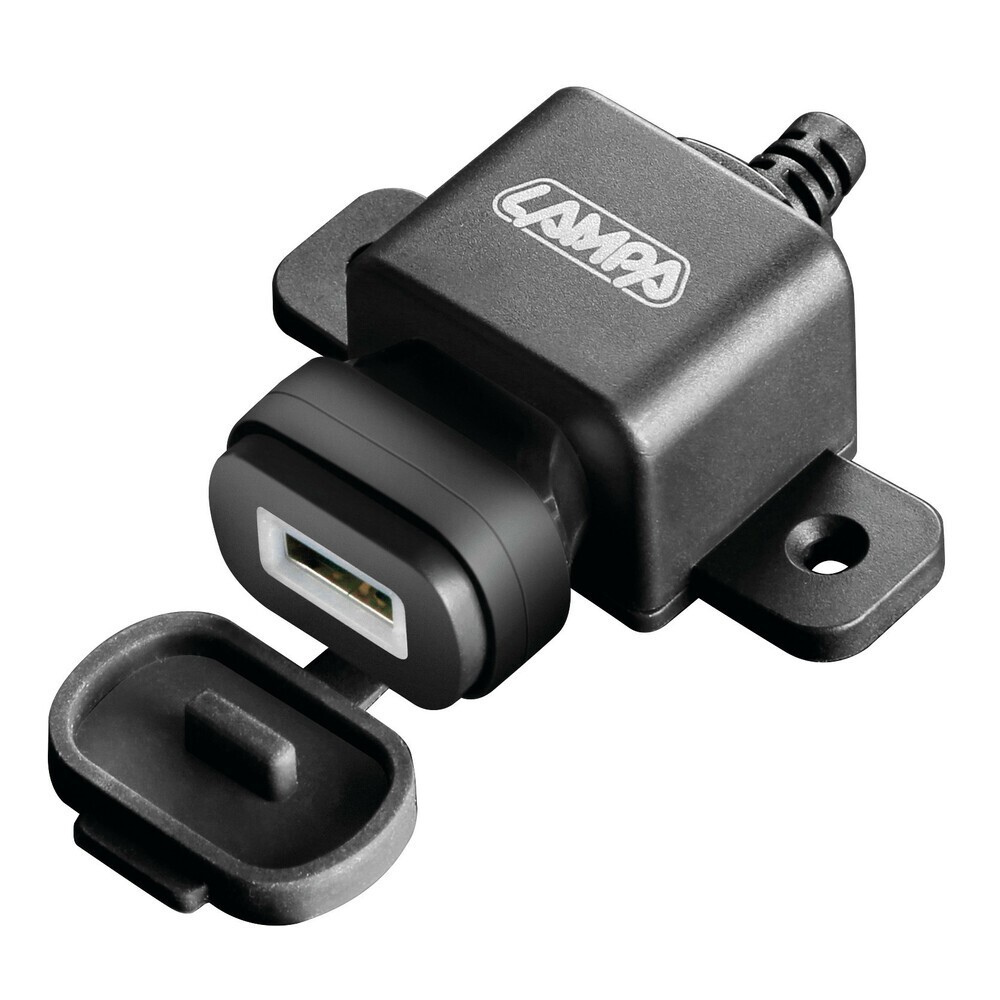 Caricatore Usb con fissaggio a vite e spinotto universale - Fast Charge - 2400 m