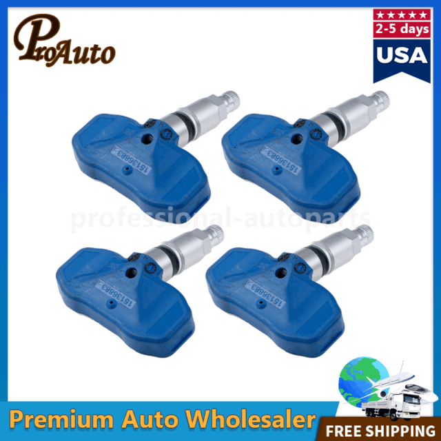 4pcs Tire Pressure Sensor TPMS 15136883 For 2004 Silverado Sierra Tahoe Yukon PN10353 4pcs Tire Pressure Sensor TPMS 15136883 For 2004 Silverado Sierra Tahoe Yukon PN10353