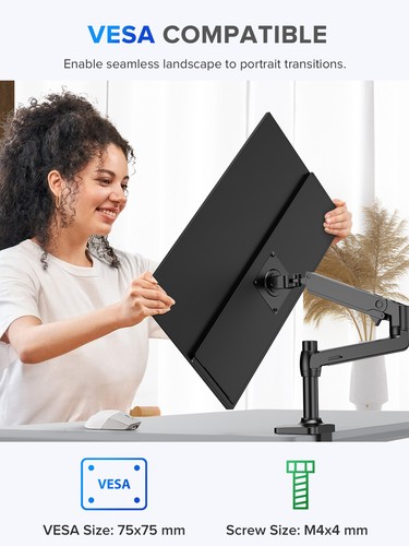 UPERFECT 22" 1440P Computer Gaming Monitor HDMI USB C w/VESA For SAMSUNG DEX PS5 - Picture 4 of 24