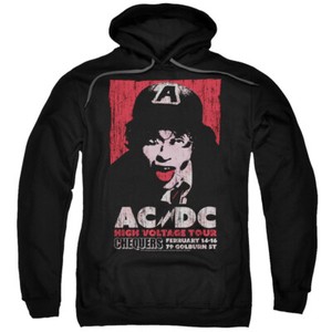 AC/DC High Voltage Live 1975 Adult Pullover Hoodie Sweatshirt Black | eBay