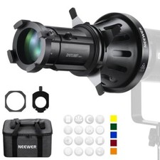NEEWER Spotlight Snoot with 20  Projection Lens, Adjustable