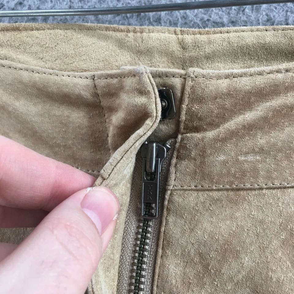 Pantalón Wilsons Leathers Máxima para mujer 10 (real 33x31,5) beige tiro medio Foto 4 de 4