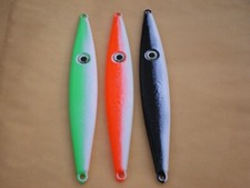 12 PCS. VERTICAL JIG/FAST FALL JIGGING/FISHING LURE BAIT 10 OZ. 3 COLORS 4 EACH