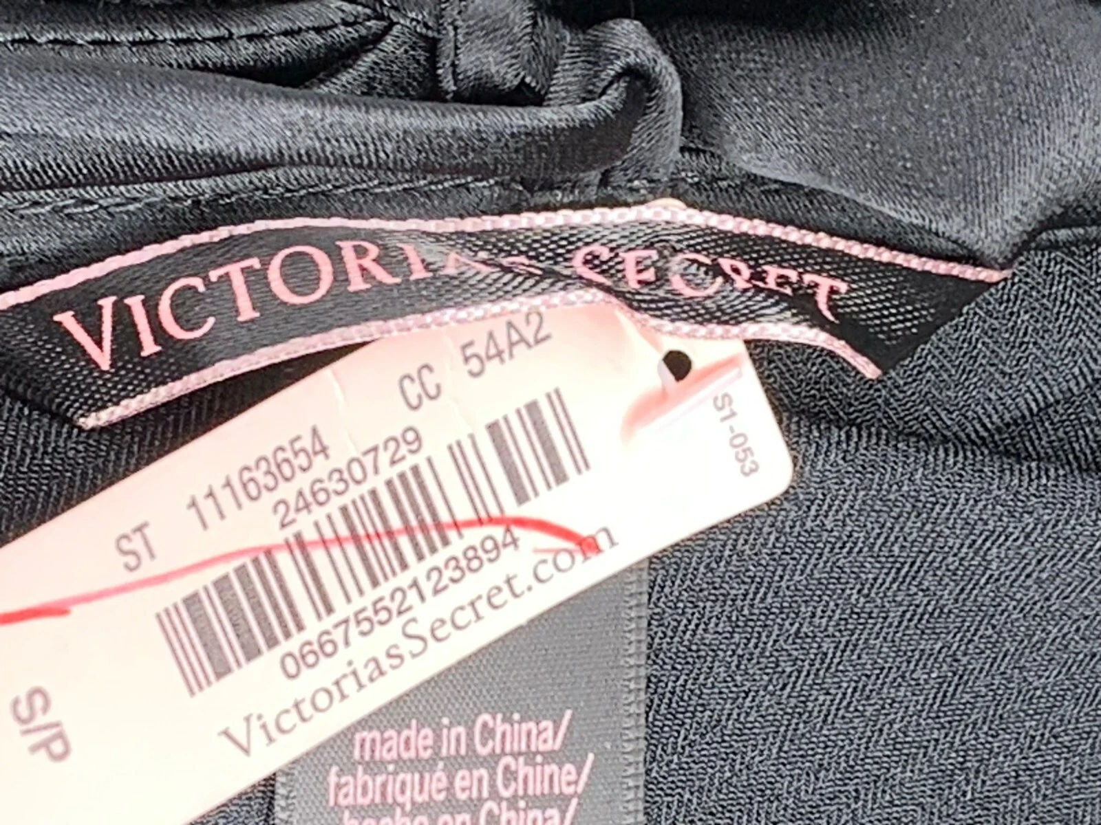 UNDERCOVER Camicia da notte lunga Victorias Secret nera abito slip paillettes busto raso S P nuova con etichette Lux