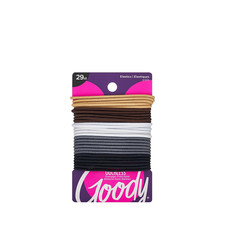 Goody Ouchless Braided Hair Elastics, Neutral, 29 Count