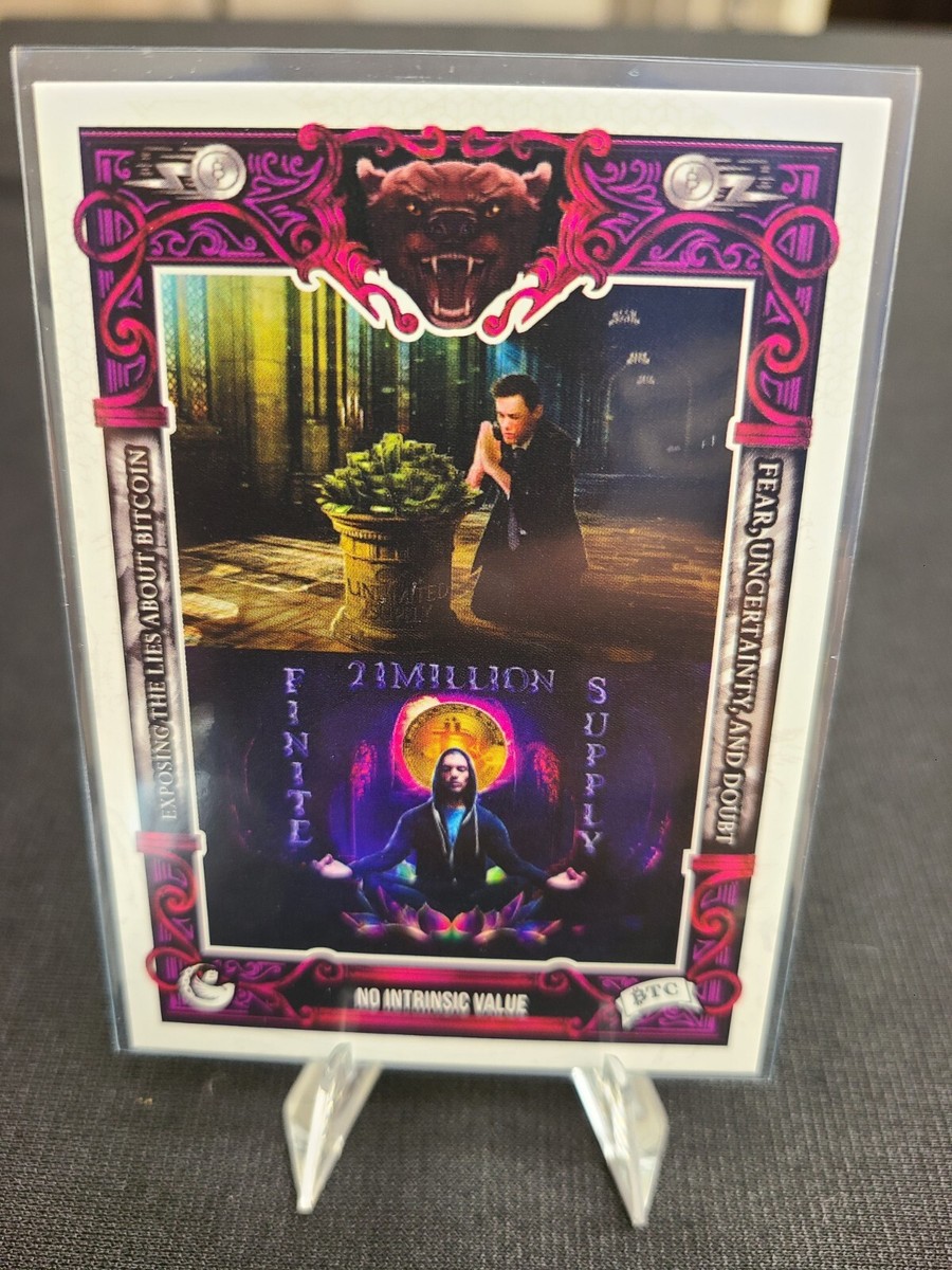 BTC Bitcoin Trading Cards Genesis NO INTRINSIC VALUE #45 | eBay