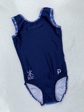 PLUM PracticeWear LEOTARD Gymnastics IGC Camp FLIP-SIDE Leo TANK Size: AXS