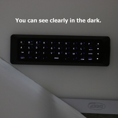 XRT500 Wireless Keyboard Remote For Vizio HDTV - Backlit QWERTY With Dual Side