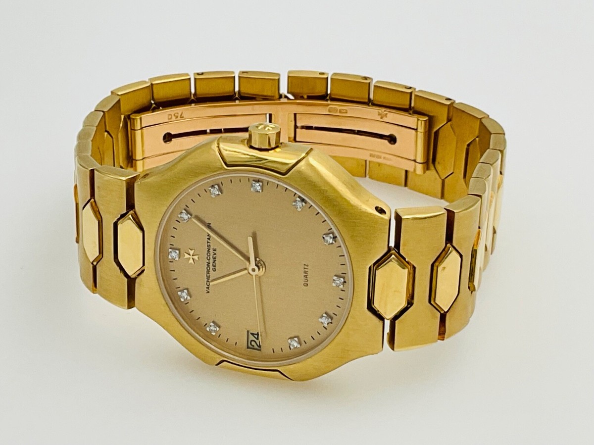 Vacheron Constantin 333 18K Yellow Gold Diamond Dial Midsize