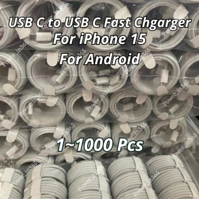 USB C Type C Rapid Charger Cable 60W Fast PD Cord Lot For Android iPhone 15 Pro