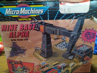 Microachines Mine Base Alpha toy new. Box has slight damage i4