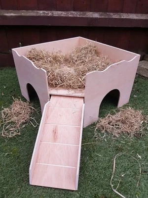 GUINEA PIG CORNER CASTLE/ SHELTER ( my original design)