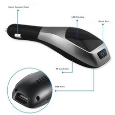 X5 Bluetooth FM Transmitter Radio Adapter Car Charger with USB SD Card Reader