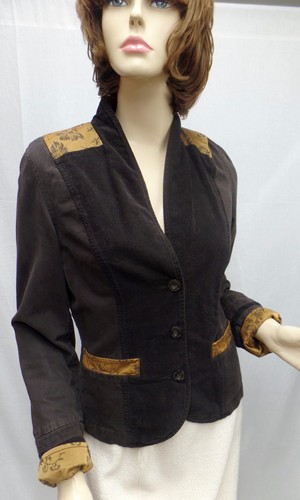 Chaqueta de Bolsillo ETRO MILANO Marrón Algodón Nailon Talla 40 Italia - Imagen 2 de 10