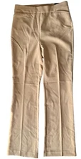Counterparts Women's Mid Rise Boot Cut Pull-On Pants Size S Almond