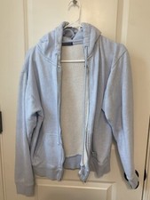 brandy melville zip hoodie Baby blue