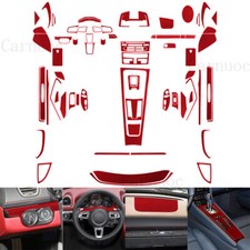 For Porsche 718 2016-22 Red Carbon Fiber Full Kits Interior Trim