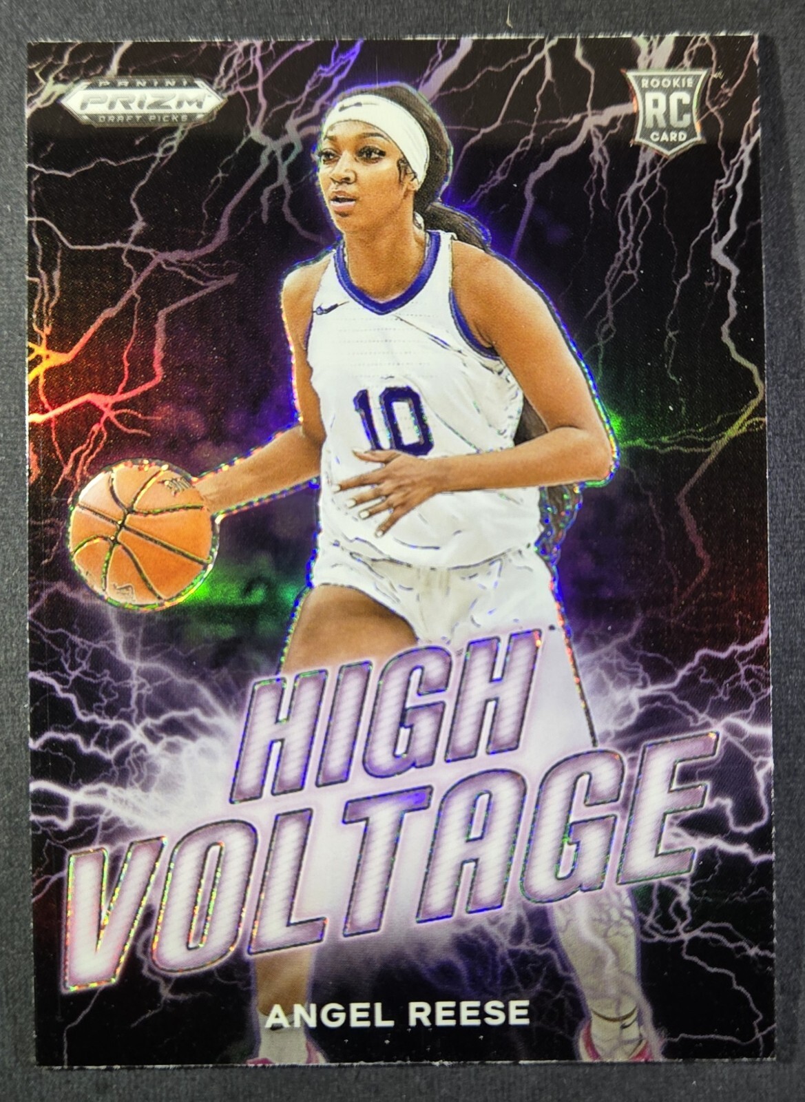 2024 Prizm DP Angel Reese High Voltage SSP Prizm RC Rookie Case Hit