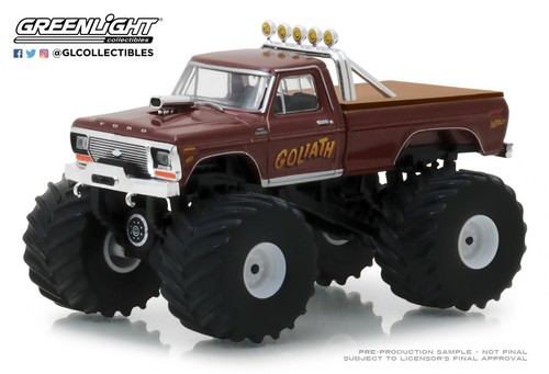 1:64 GreenLight *KINGS OF CRUNCH 2* GOLIATH 1979 Ford F250 MONSTER TRUCK NIP - 第 1/1 張圖片