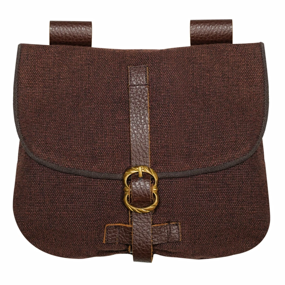 Canvas Belt Bag Medieval Buckle Waist Pouch Renaissance Cosplay Costume Purse