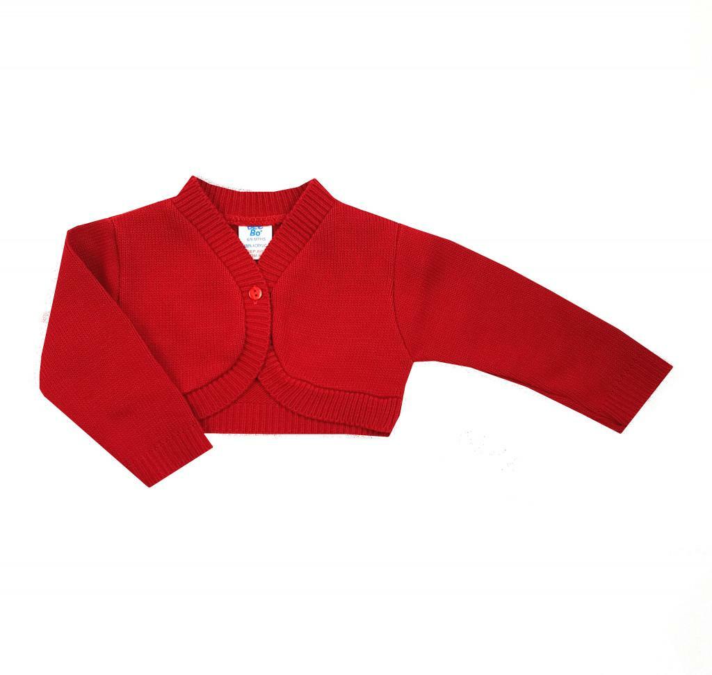 Baby Girl Cardigan Spanish Bolero Style Red 0 - 24 Months Christmas | eBay