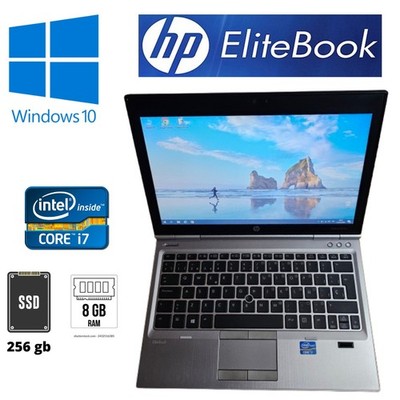 HP EliteBook 2570p 12.5'' | Intel Core i7-3520M 8GB RAM | 256GB SSD | Win 10 Pro