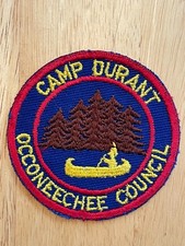 BSA Boy Scout Occoneechee Council Camp Durant patch 1948-1949.