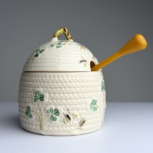 Belleek Honey Pot | eBay