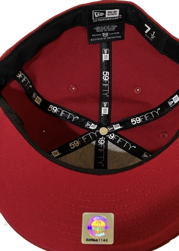 Authentic NWT New Era NCAA USC Trojans Sideline Cardinal 59Fifty Fitted Hat - Image 4 of 4