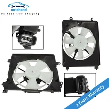 2pc AC Condenser Radiator Cooling Fan for 2012-15 Honda Civic 2013-15 17 Acura
