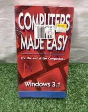 Vintage Microsoft Windows 3.1 Computers Made Easy VHS Tape VCR Video IBM PC 1994