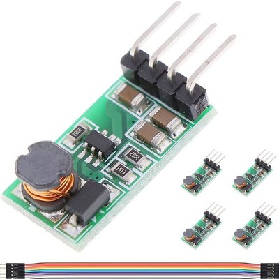 5Pcs Boost Power Supply Module DC 3.3V 3.7V 5V 6V to 12V 1.2A Mini Step Up Vo...