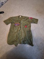 Boy Scouts Of America Official Short Sleeve Shirt With Patches