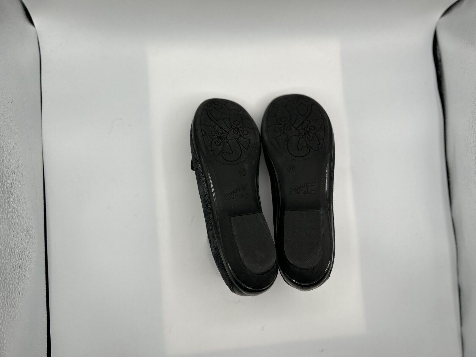 Dansko Olena Loafers Women's 10 M Black Metallic Leather Slip-On Comfort Shoes