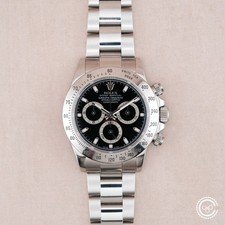 Rolex Daytona 116520 Black Dial 2008 M Serial – Original Matching Swing Tag