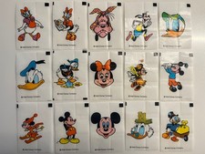 Walt Disney Kaugummibilder / Tattoo. Dubble Bubble Gum Wrappers  | 22 Stück