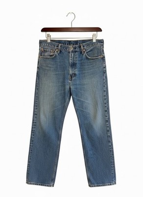 Levi s 505 Regular Fit Straight Leg Jeans Mens Medium Wash Denim Blue