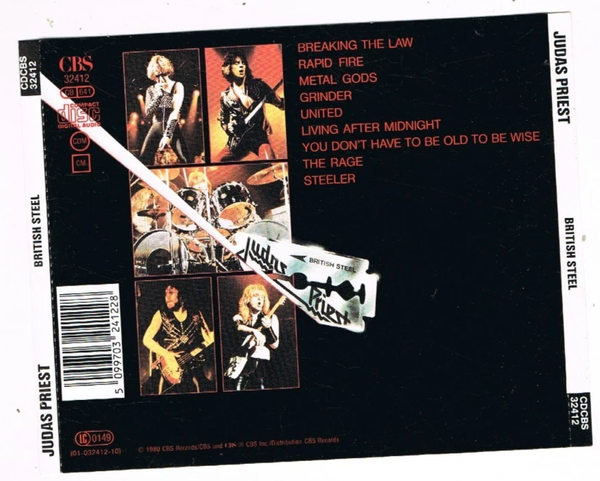 CD - JUDAS PRIEST - BRITISH STEEL - austrian Press - Bild 3 von 3