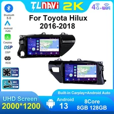 For Toyota Hilux 2016-2018 Android CarPlay Car Radio GPS Multimedia Video Player