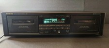 Onkyo TA-RW414 Dual Auto-Reverse Cassette Tape Deck Dolby Black Clean Working