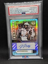 2025 SCORE NICCO MARCHIOL NEXT ERA NIL AUTOGRAPH POP 1 PSA 10 Auto 10