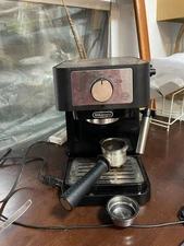 DeLonghi Stilosa Espresso Machine Black EC260BK - Works! Use for parts 
