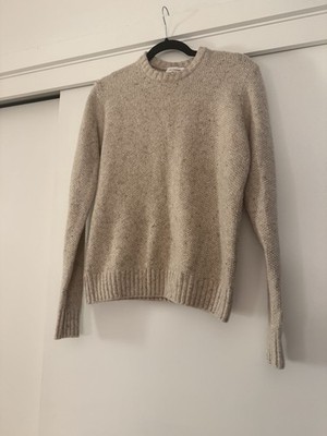 Octobre Editions Cream Wool Sweater Pullover Size Small