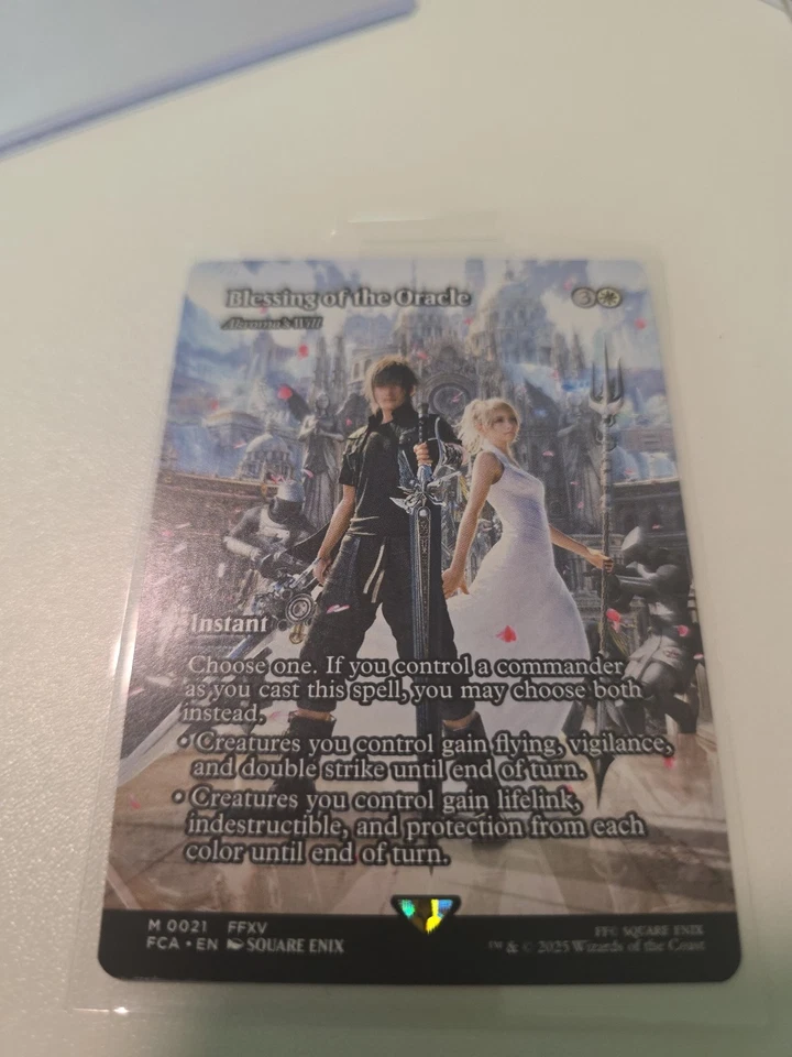 MTG Blessing of the Oracle - Akroma's Will (Showcase) Final Fantasy #0021 - Image 2 of 4