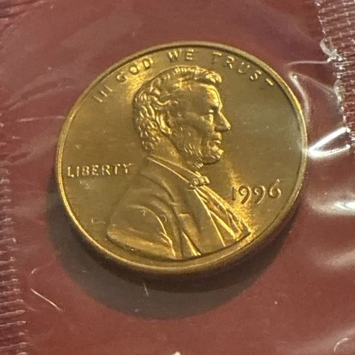 1996-P Lincoln Memorial Cent — photo from the most recent tracked eBay sale