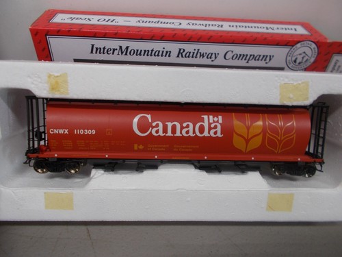 INTERMOUNTAIN ~ ROJO CANADÁ (CNWX) 4 BAHÍAS TOLVA COCHE # 110309 ~ ESCALA HO | Zustand: New