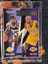 MINT Kobe Bryant & Magic Johnson 2013-14 Panini Prestige Connections #16 Lakers