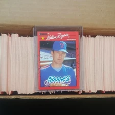 1990 Donruss Complete baseball card  716 puzzle no rookies error Lynn Nolan ryan