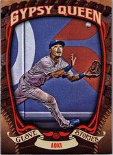 2015 Topps Gypsy Queen - Glove Stories Norichika Aoki #GS-11 - Royals