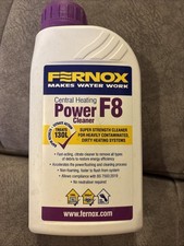 FERNOX CENTRAL HEATING POWER CLEANER F8 500ml     X16 Bottles